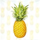 Q145# 3 x Single Paper Napkins For Decoupage Annanas Pineaple Fruit Pattern