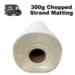 Estera de fibra de vidrio 300 g, hilo picado mate CSM para resina GRP - Imagen 1 de 1