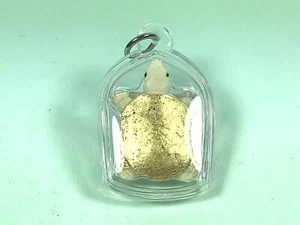 MAGIC SPIRIT CARVED TURTLE YANT PENDANT LP DERM LUCK WEALTH FETISH THAI AMULET$ - Picture 1 of 7