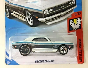 New Factory Sealed Hot Wheels '68 COPO CAMARO SS White Die Cast Car Collectible - Picture 1 of 8