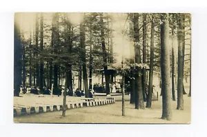Asbury Grove, Hamilton MA RPPC Foto Postkarte, Menschen, Methodist Revival Treffen - Bild 1 von 2
