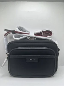 Bally Code Leather-Trimmed Crossbody Bag - Picture 1 of 7