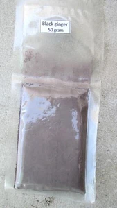 Polvere di zenzero nero essiccato congelamento a base di erbe tailandese 100% naturale 50.100.250.1000 grammi - Foto 1 di 1