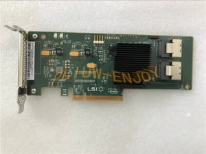 1PCS Used LSI Logic SAS9201-8i 6GB PCIe Express 2.0 RAID Card 45W9122 - Picture 1 of 3