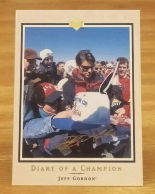 1996 Upper Deck Diary of A Champion Jeff Gordon  - Image 1 of 3