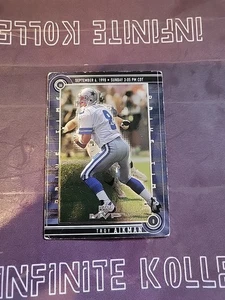 1999 Upper Deck MVP Drive Time Troy Aikman Dallas Cowboys #DT11 - Bild 1 von 4