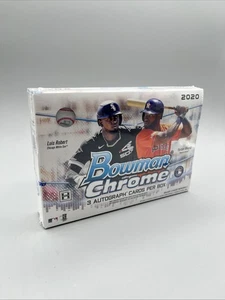 2020 Bowman Chrome Baseball Factory Sealed HTA Choice Hobby Box - Bild 1 von 3