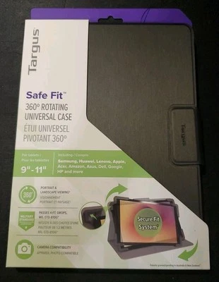 Targus SafeFit Folio Stand Case for Tablets Samsung/Amazon/Apple/Google - Image 1 of 2