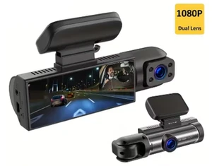 Dash-Cam vorne und innen, 3,16 Zoll Dash-Kamera 1080P HD Nachtsicht + SD Karte - Bild 1 von 6