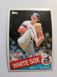 1985 TOPPS BRITT BURNS #338 NM - Picture 1 of 1