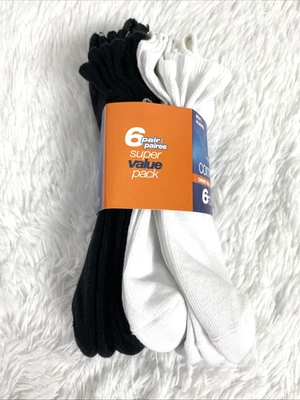 Calcetines FootJoy de corte bajo de cuello para hombre cómodos de golf 6 pares zapatos negros blancos 7-12 Foto 1 de 4