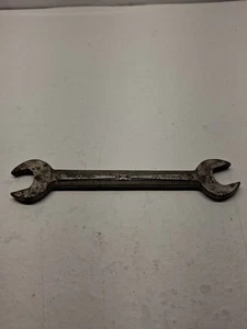 Vintage Nickel Molybdenum USA Open End Wrench 19/32 -11/16 Antique Tools - Picture 1 of 12