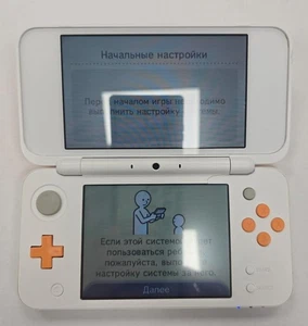 NINTENDO NEW 2DS XL WHITE/ORANGE - j048800222794 SH.HH - Picture 1 of 12