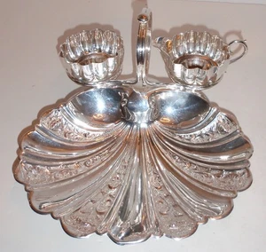 Antiguo plato victoriano plateado para servir fresa del siglo XIX alrededor de 1900 - Imagen 1 de 13