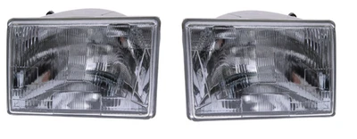 2x SCHEINWERFER VORNE L+R H4 MECHANISCH FUR JEEP GRAND CHEROKEE I ZJ 91-04 - Bild 1 von 4