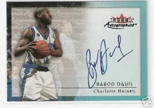 00-01 FLEER AUTOGRAPHICS - BARON DAVIS - AUTOGRAPH - Picture 1 of 1