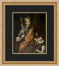 Impression encadrée personnalisée El Greco Saint Louis roi de France