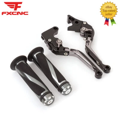 For Kawasaki ninja 500 Z500 2024-2025 CNC Brake Clutch Levers Grips Fold Extend - Image 1 of 4