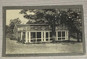 Postal Harmon Club House Lebanon Ohio OH - Imagen 1 de 2