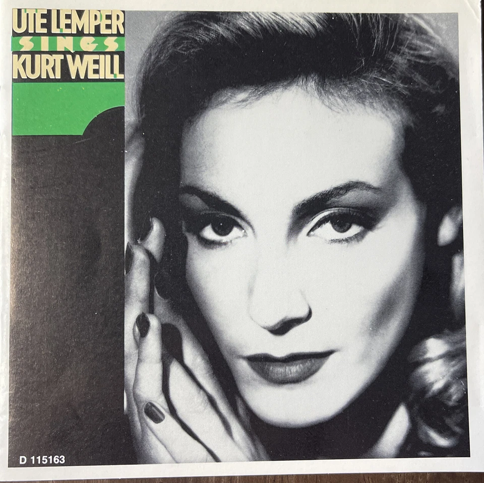 Ute Lemper sings Kurt Weill / Mauceri, RIAS Berlin by Ute Lemper CD 1988 LEM - Image 1 of 1