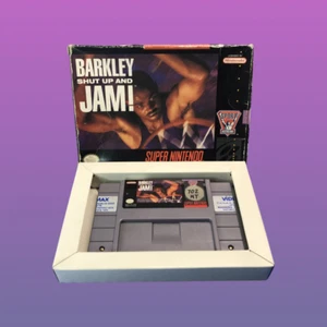 Barkley: Shut Up and Jam W/ Box (Super Nintendo SNES) Tested No Manual - Picture 1 of 7