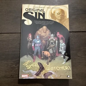 Marvel ORIGINAL SIN Softcover 2015 Jason Aaron Mike Deodato - Picture 1 of 4