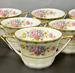 CH Field Haviland GDA CHF18 Bouillon Tassen. Limoges Frankreich Vintage 30er Jahre (10) - Bild 1 von 2