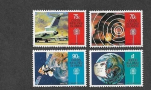 Cocos(Keeling)Islands 1987 Communications -Transport Aviation-Space mnh set - Picture 1 of 1