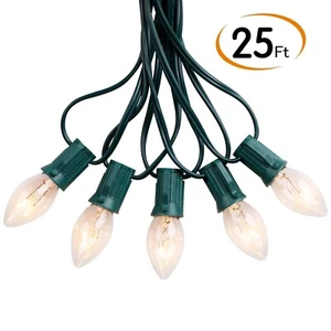 25 ft. C9 Warm White String Lights - Picture 1 of 7