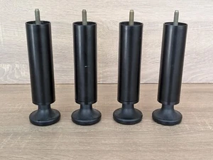 Sleep Number FlexFit Adjustable Base Bed Legs Black 6 1/2" Set of 4 Sliders - Picture 1 of 5