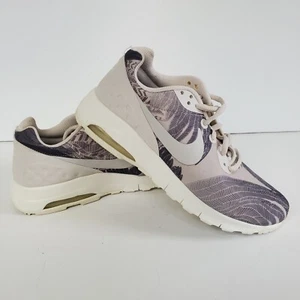 Nike Air Women's Air Max Motion Gray Floral Palm Print Running Shoes Size 6.5 - Picture 1 of 5