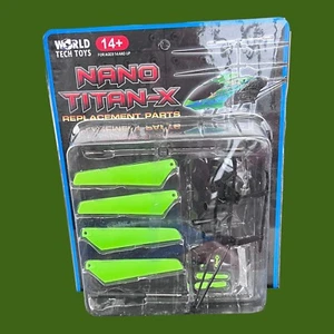 🚁Nano Titan Replacement Parts Helicopter Item 35036 World Tech Toys - Sealed - Picture 1 of 8