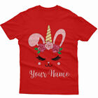 Personalised Unicorn Happy Easter Cute Bunny Spring Festival Family T-Shirt #ED