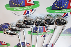 used cobra ltd x one length iron set 5-pw + gw kbs tour 90 steel shafts regular - Picture 1 of 7
