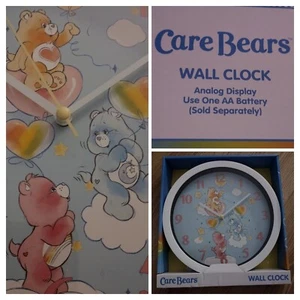 ⭐New Vintage Style Care Bears Wall Clock 10" Batteries Not Included Super Cute!! - Picture 1 of 9