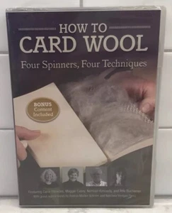 How to Card Wool: Four Spinners, Four Techniques by Interweave 2012 DVD - NEW - Imagen 1 de 6