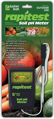 RAPITEST 1840 pH WITH CORD SOIL LAWN FLOWER PLANT TEST METER GARDEN TESTER - Image 1 of 4