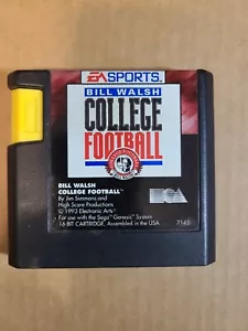 College Football '94 feat. Bill Walsh Sega Genesis EA Sports Cartridge only Test - Picture 1 of 2