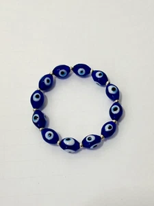 Turkish Evil Eye Bracelet Made By EvileyebyMaria - Picture 1 of 2