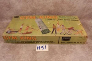 H51B RARE VINTAGE SEARS GYM KING THE FAMILY FINESS EXERCISE COURSE SET - Picture 1 of 1