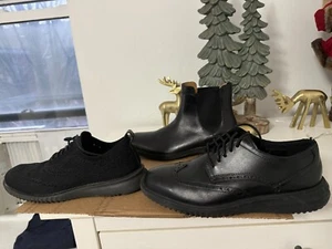 COLE HANN Grand USED MENS DRESS SHOES 7 BOOTS 7.5 (3 PACK) - Picture 1 of 13