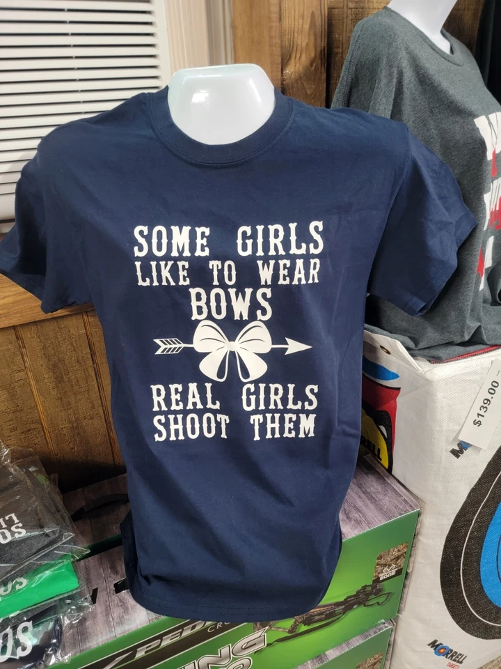 Tiro con Arco Algunas Niñas Usan Arcos Ropa Azul M Foto 1 de 1