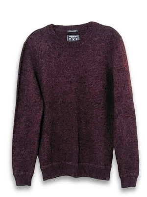 Suéter American Eagle Seriously Soft cuello redondo para hombre mediano rojo óxido marrón  Foto 1 de 4