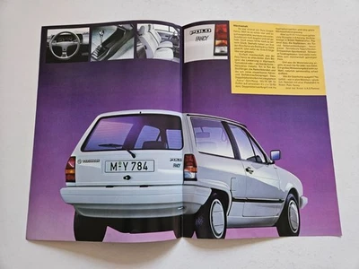 VOLKSWAGEN POLO FANCY BREADVAN SALES BROCHURE 1987 1988 GERMAN - Image 1 of 3