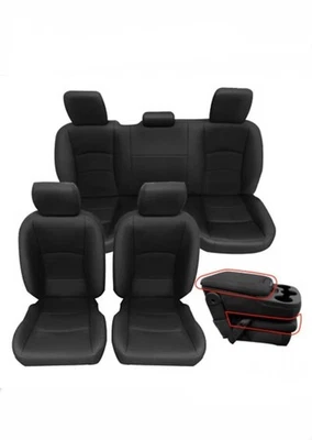 Juego de fundas de asiento delanteras y traseras para Dodge Ram 2500/3500/4500 19-26 doble cabina Foto 1 de 4