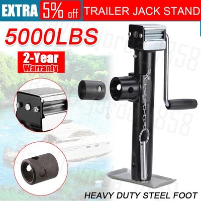 1x Trailer Caravan Canopy Jack Leg Stand Heavy Duty 2267KG/5000lbs Side Handle - image 1 of 4
