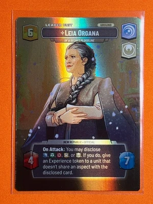 Leia Organa - Secret Bloodline - SEC 1024 SHOWCASE - Star Wars Unlimited SWU NM - Image 1 of 3