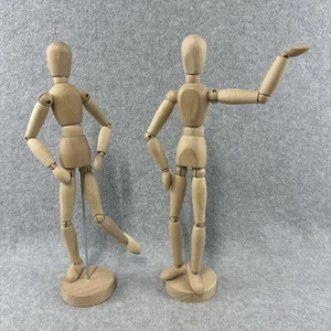 IKEA Gestalta Mannequin Artist Doll Wooden Posable Human Model Stand (2 Total) - Picture 1 of 7