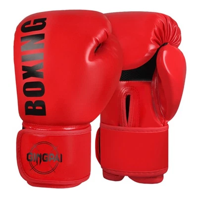 Kickbox-Trainingshandschuhe PU-Boxhandschuhe Boxsackhandschuhe Für Erwachsene K - Bild 1 von 4