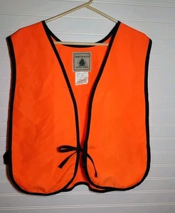 Northwest Territory Men's Blaze Orange Hunting Safety Adjustable OSFA Vest - Picture 1 of 13